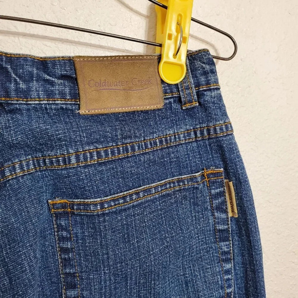 Coldwater Creek Womens Jeans P12 Blue Denim Cotton Blend - Picture 6 of 8